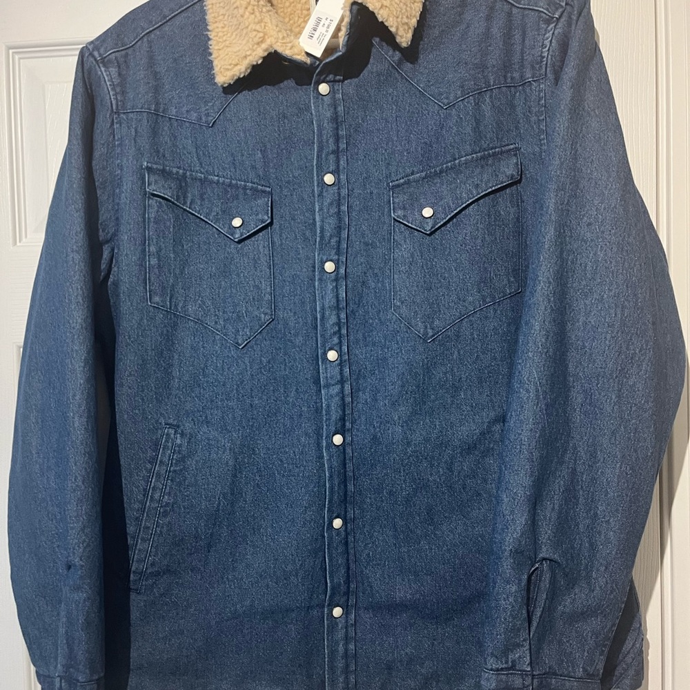 Mens Western style shirt jacket